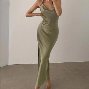 Princess Polly ALISSA MIDI DRESS GREEN